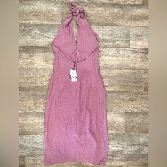 ZARA BLOGGER FAVE!!! Open Back Midi Dress NWT - Picture 16 of 16